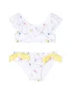 Patachou Butterfly-print Bikini Set In White