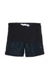Patachou Button Drawstring Shorts In Black