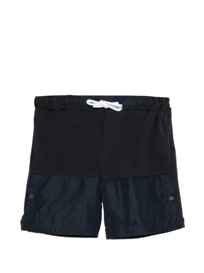 Patachou Babies' Button Drawstring Shorts In Black