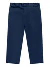 Patachou Button-fastening Pocket Trousers In Blue