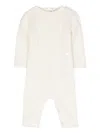Patachou Cable-knitted Romper In White