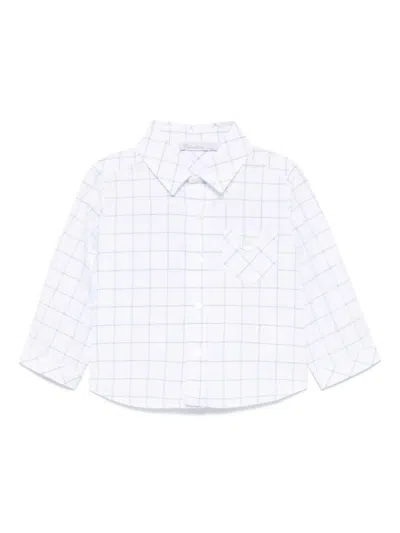Patachou Babies' Checked Shirt In White