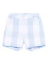 Patachou Checked Shorts In White