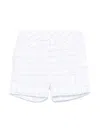 Patachou Checked Shorts In White