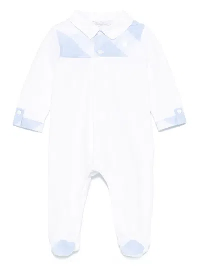 Patachou Babies' Colourblock Pajamas In White