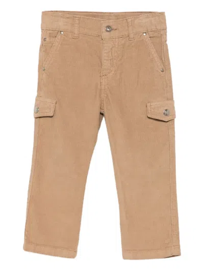 Patachou Babies' Corduroy Trousers In Brown