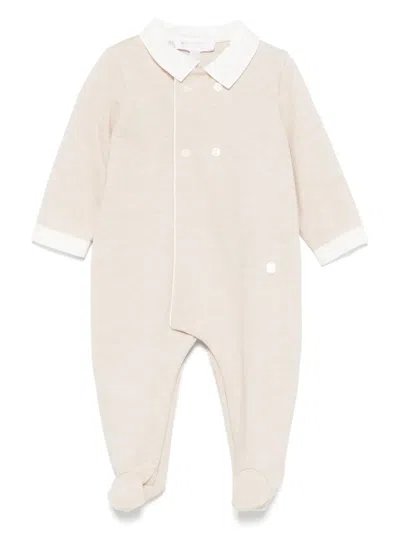Patachou Cotton Babygrow In Neutrals