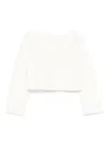 Patachou Cotton Cardigan In 中性色