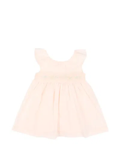 Patachou Babies' Cotton Dress In Pink