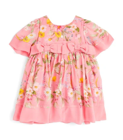 Patachou Cotton Floral Dress (3-24 Months) In Pink