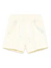 Patachou Cotton Shorts In Yellow
