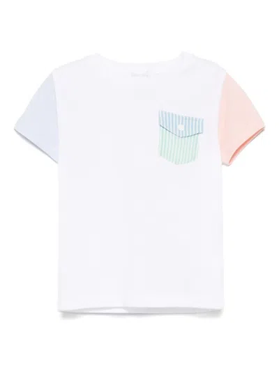 Patachou Babies' Cotton T-shirt In 白色