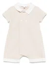 Patachou Double-breasted Romper In 中性色