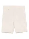 Patachou Elasticated-waist Bermuda Shorts In Neutrals