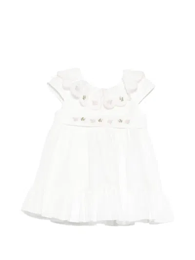 Patachou Babies' Embroidered Dress In White