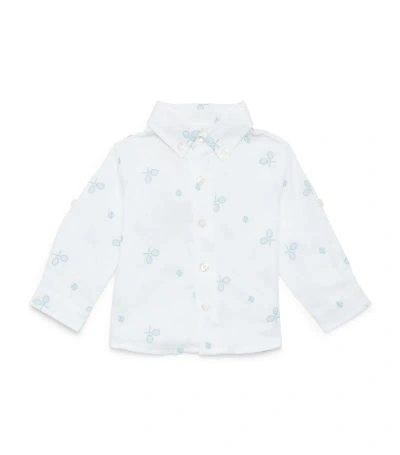 Patachou Kids' Embroidered Shirt (3 Years) In White