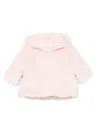 Patachou Faux-fur Coat In Pink