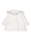 Patachou Baby Girls Ivory Quilted Corduroy Coat In Neutrals