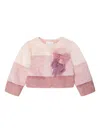 Patachou Faux-fur Jacket In Pink