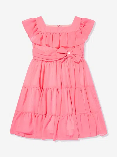 PATACHOU GIRLS CHIFFON BOW DRESS