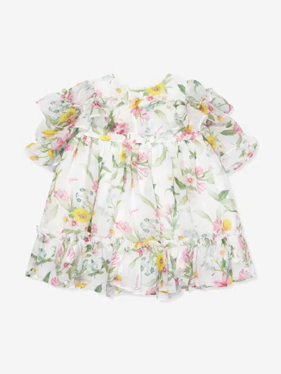 Patachou Babies' Girls Floral Occasion Dress In Multicoloured