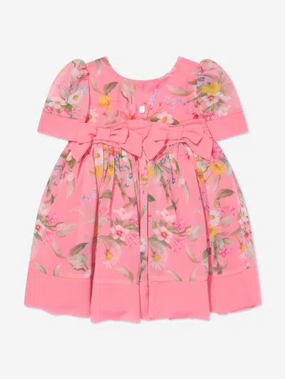 Patachou Babies' Girls Floral Occasion Dress In Pink