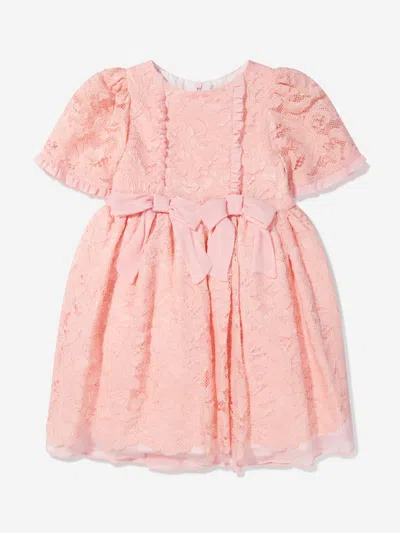 Patachou Kids' Girls Lace Dress 12 Yrs Pink