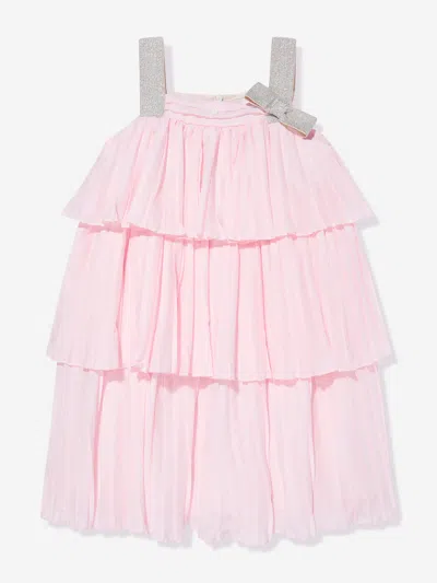 Patachou Babies' Girls Maxi Dress In Pink