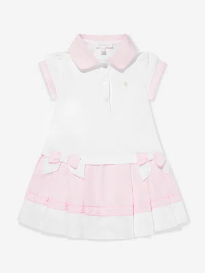 Patachou Babies' Girls Polo Dress In Pink