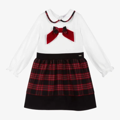 Patachou Babies' Girls Red & Blue Tartan Dress