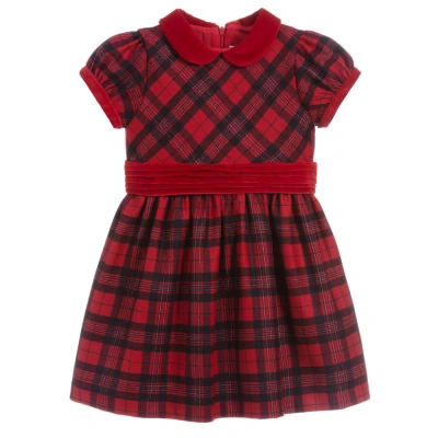 Patachou Babies' Girls Red Tartan Dress