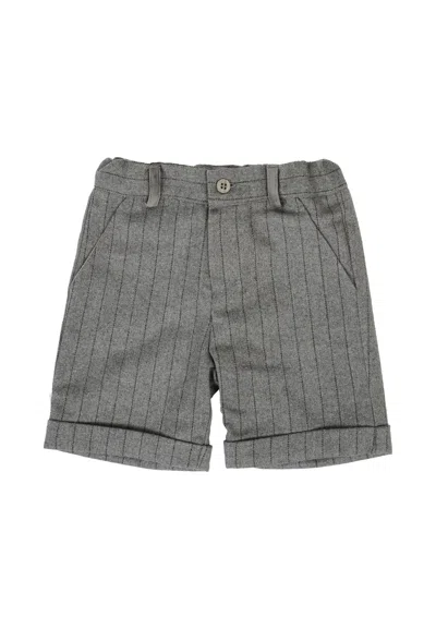 Patachou Grey Shorts For Baby Boy In Gray