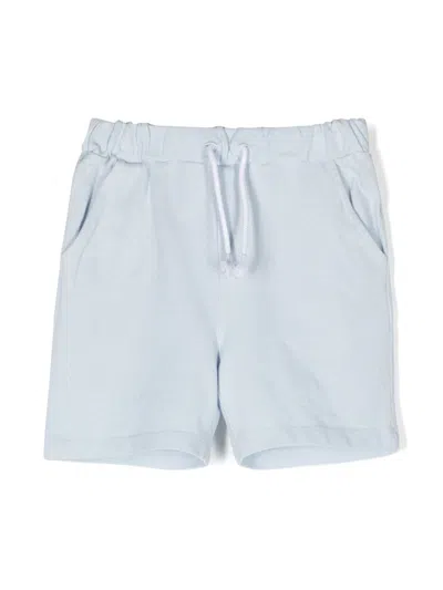 Patachou Kids' Jersey Piquet Shorts In Blue