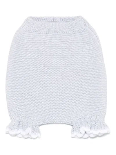 Patachou Babies' Knitted Bloomers In Blue