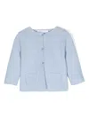 Patachou Knitted Buttoned Cardigan In Blue