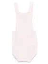 Patachou Knitted Romper In Pink
