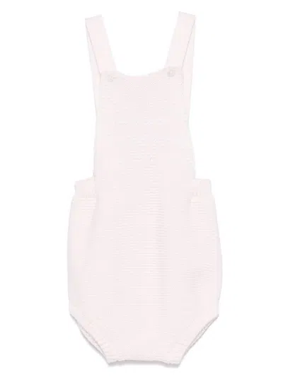 Patachou Babies' Knitted Romper In Pink