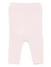 Patachou Knitted Teddy-applique Trousers In Pink