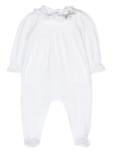 Patachou Babies' Lace-trim Pyjamas In White
