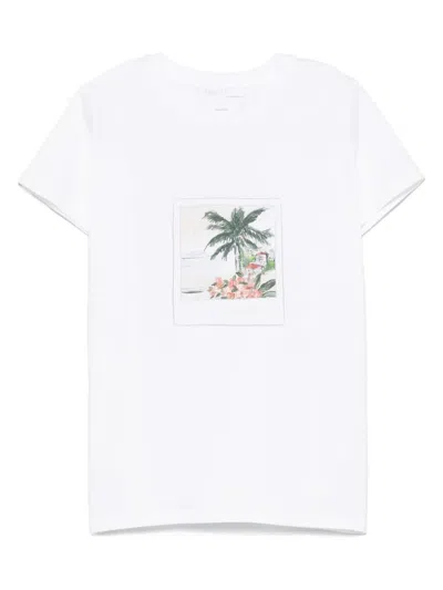 Patachou Babies' Landscape-print T-shirt In White