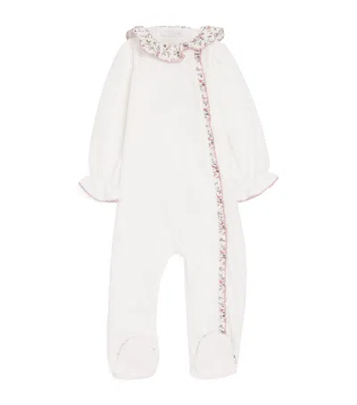 Patachou Kids' Liberty Print All-in-one In White