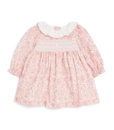Patachou Kids'  Liberty Print Smocked Dress
