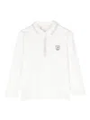 Patachou Logo-embroidered Polo Shirt In Neutrals