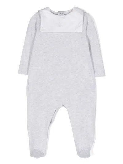 Patachou Babies' Logo-embroidered Pyjamas In Grey