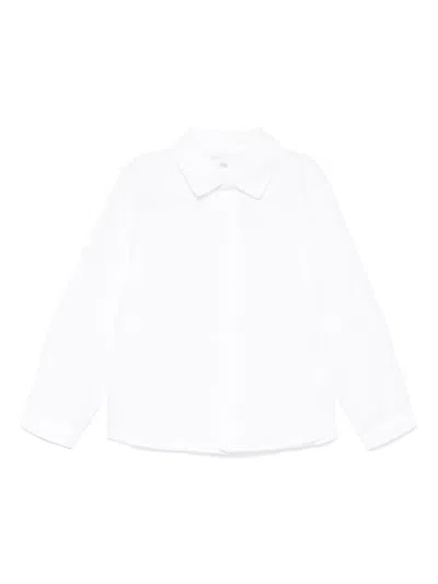 Patachou Logo-embroidered Shirt In 白色