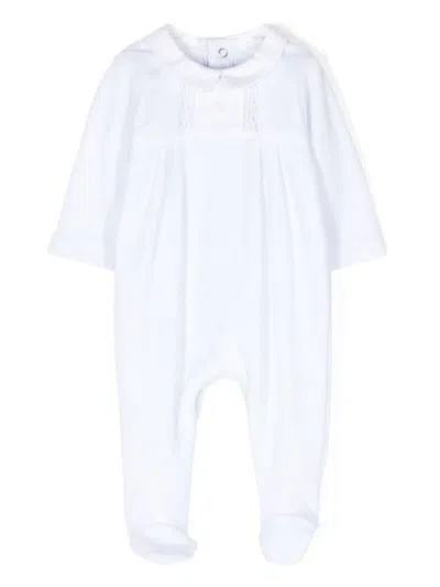 Patachou Babies' Logo-plaque Pajamas In Blue