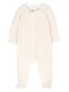 Patachou Logo-plaque Pajamas In Neutrals