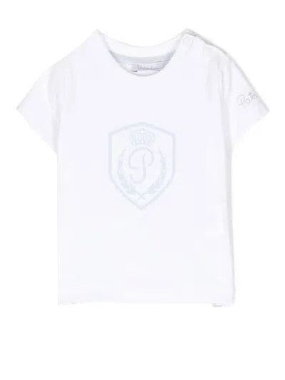 Patachou Babies' Logo-print T-shirt In Weiss