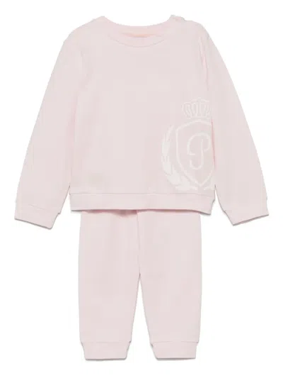 Patachou Logo-print Tracksuit In Pink