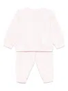 Patachou Logo-print Tracksuit Set In Pink
